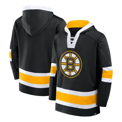 Boston Bruins pánská mikina s kapucí Mens Laced Hockey