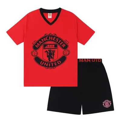 Manchester United pánské pyžamo SLab crest black