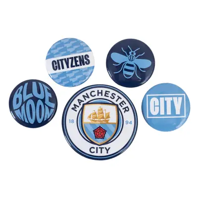 Manchester City set odznáčků Button 5 assorted