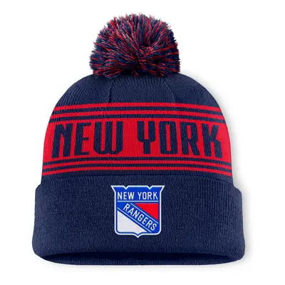 New York Rangers zimní čepice A/CAP Beanie Cuff W/Pom