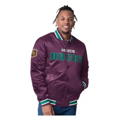 Anaheim Ducks pánská bunda The CLOSER Reversible Varsity Satin