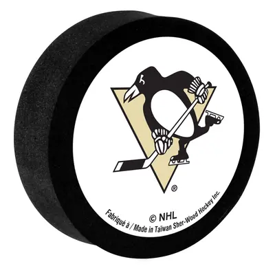 Pittsburgh Penguins pěnový puk White Sher-Wood