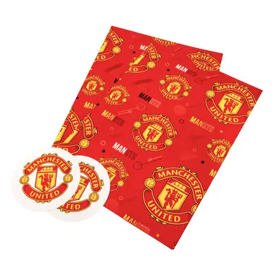 Manchester United balící papír Text Gift Wrap