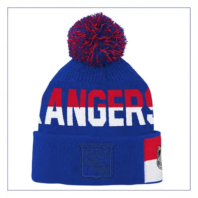 New York Rangers dětská zimní čepice Faceoff Jacquard Knit