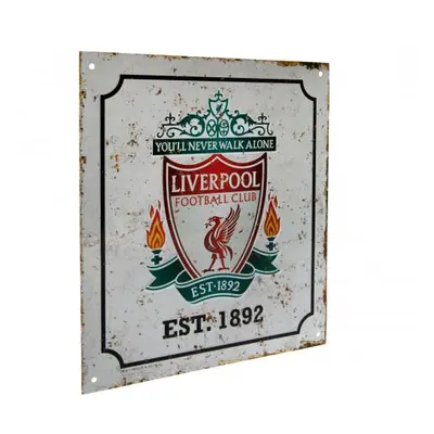 FC Liverpool cedule na zeď Retro Logo Sign