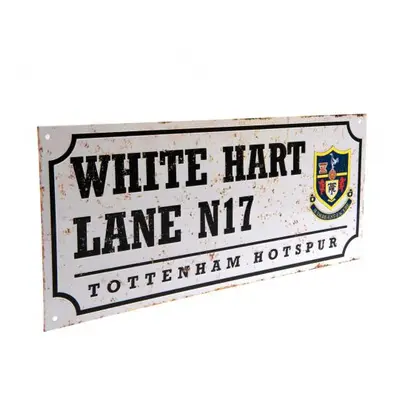 Tottenham Hotspur cedule na zeď Street Sign Retro