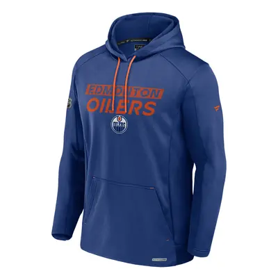 Edmonton Oilers pánská mikina s kapucí AP Rink Poly Fleece Pullover Hood