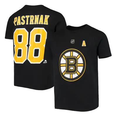 Boston Bruins dětské tričko David Pastrňák Flat Alt.Captains N&N Tee