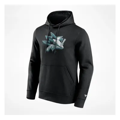 San Jose Sharks pánská mikina s kapucí Chrome Graphic Hoodie Black