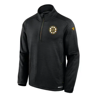 Boston Bruins pánská mikina AP Rink Lightweight Quarter Zip