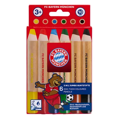 Bayern Mnichov pastelky 6 jumbo