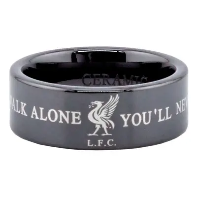 FC Liverpool prsten Black Ceramic Ring Small