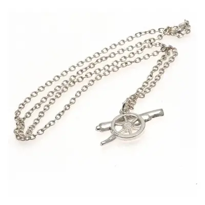 FC Arsenal řetízek na krk s přívěškem Silver Plated Pendant & Chain GN