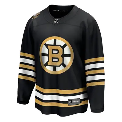 Boston Bruins hokejový dres Black 100th Anniversary Premier Breakaway Jersey