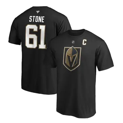 Vegas Golden Knights pánské tričko Mark Stone #61 Name & Number black