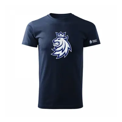 Hokejové reprezentace dětské tričko Czech Republic logo lion navy