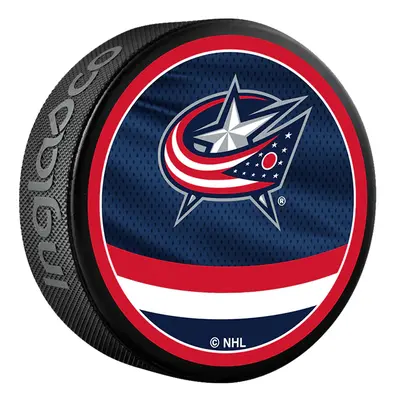 Columbus Blue Jackets puk Reverse Retro Jersey 2022 Souvenir Collector Hockey Puck