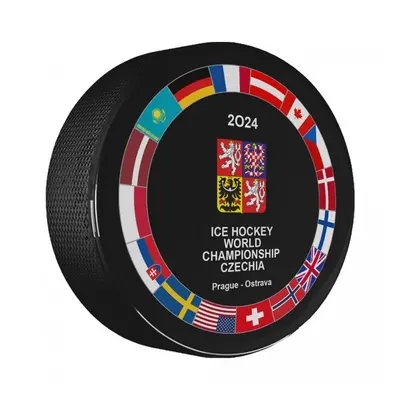 Hokejové reprezentace puk Ice Hockey World Championship Czechia MS 2024 Signature Edition