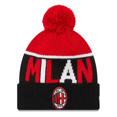 AC Milan zimní kulich Sport Black Bobble