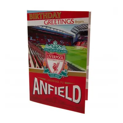 FC Liverpool narozeninové přání Pop-Up Birthday Card