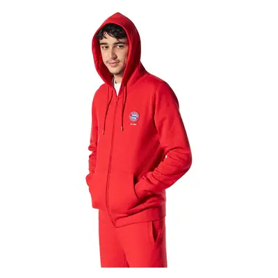 Bayern Mnichov pánská mikina s kapucí Hooded Zip red