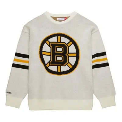 Boston Bruins pánská mikina Retro Helmet Sweater Current Logo