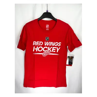 Detroit Red Wings dětské tričko Apro Wordmark Ss Ctn Tee