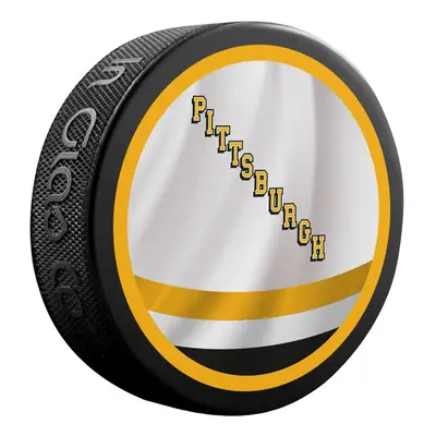 Pittsburgh Penguins puk reverse retro jersey souvenir collector hockey puck