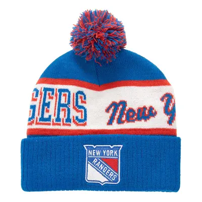 New York Rangers zimní čepice Block Sweep Pom Knit