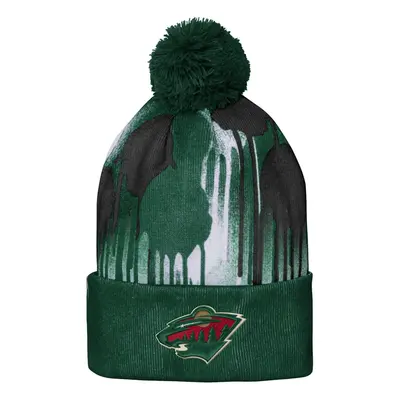 Minnesota Wild dětská zimní čepice Paint Splatter Cuffed