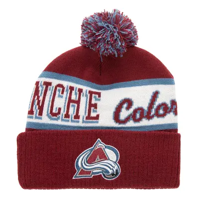 Colorado Avalanche zimní čepice Block Sweep Pom Knit