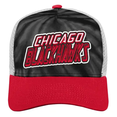 Chicago Blackhawks dětská čepice baseballová kšiltovka Santa Cruz Tie Dye Trucker