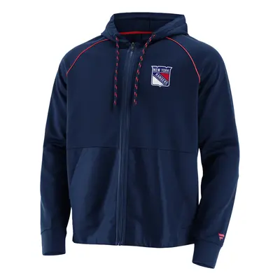 New York Rangers pánská mikina s kapucí prime aw21 full zip hoodie