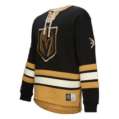 Vegas Golden Knights pánská mikina Heritage Lace-Up Crew Vintage Logo