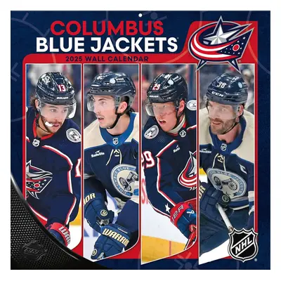 Columbus Blue Jackets kalendář 2025 Wall Calendar