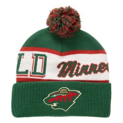 Minnesota Wild zimní čepice Block Sweep Pom Knit (nedostupné)