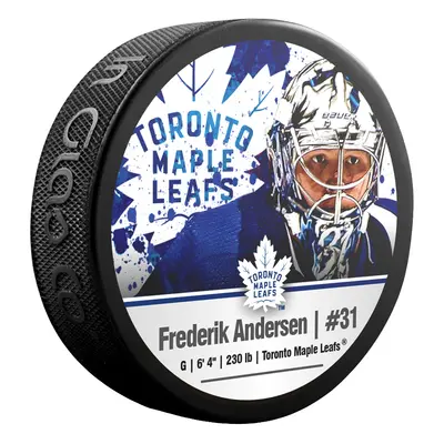 Toronto Maple Leafs puk Frederik Andersen #31 NHLPA