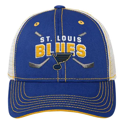 St. Louis Blues dětská čepice baseballová kšiltovka Core Lockup Trucker Snapback