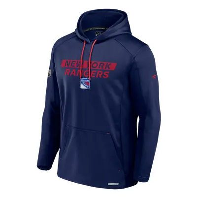 New York Rangers pánská mikina AP Rink Poly Fleece Pullover Hood