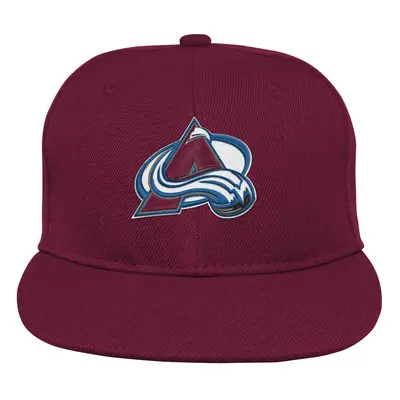 Colorado Avalanche dětská čepice flat kšiltovka Logo Flatbrim Snapback