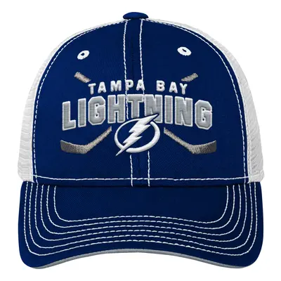 Tampa Bay Lightning dětská čepice baseballová kšiltovka Lockup Meshback Adjustable