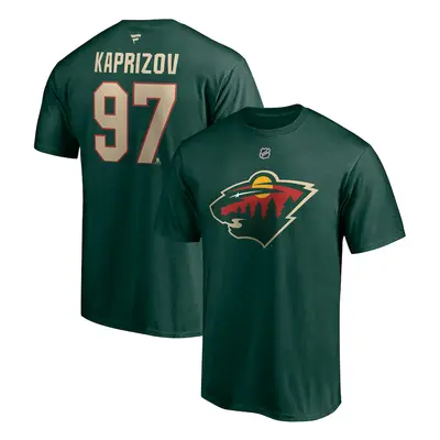 Minnesota Wild pánské tričko Kirill Kaprizov #97 Authentic Stack Name & Number