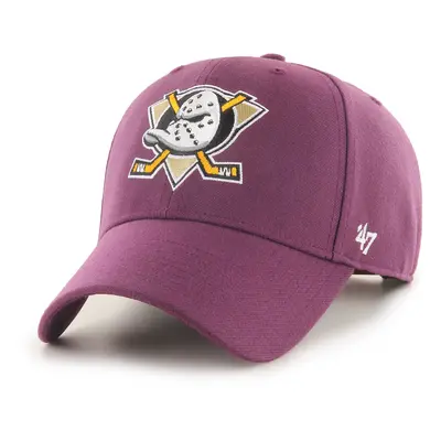 Anaheim Ducks čepice baseballová kšiltovka 47 MVP SNAPBACK Plum