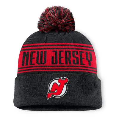 New Jersey Devils zimní čepice A/CAP Beanie Cuff W/Pom