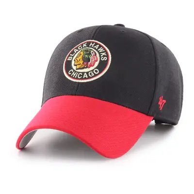 Chicago Blackhawks čepice baseballová kšiltovka 47 MVP Vintage black red