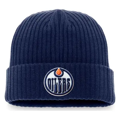 Edmonton Oilers zimní čepice Core Cuffed Knit navy