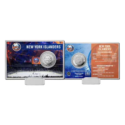 New York Islanders sběratelská mince History Silver Coin Card Limited Edition od 5000