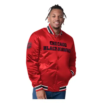 Chicago Blackhawks pánská bunda The CLOSER Reversible Varsity Satin