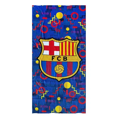 FC Barcelona osuška Shapes microfiber