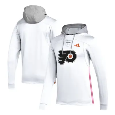 Philadelphia Flyers pánská mikina s kapucí Adidas Refresh Skate Lace white